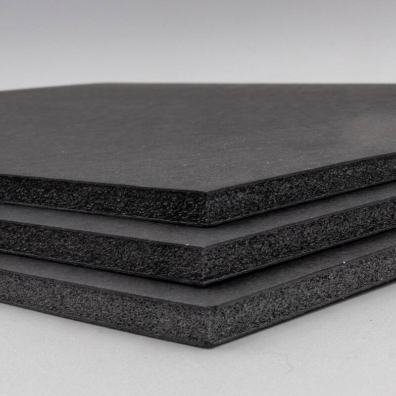 12x12 Black Foam Boards 3/16" Black Foam Core for Picture Frame